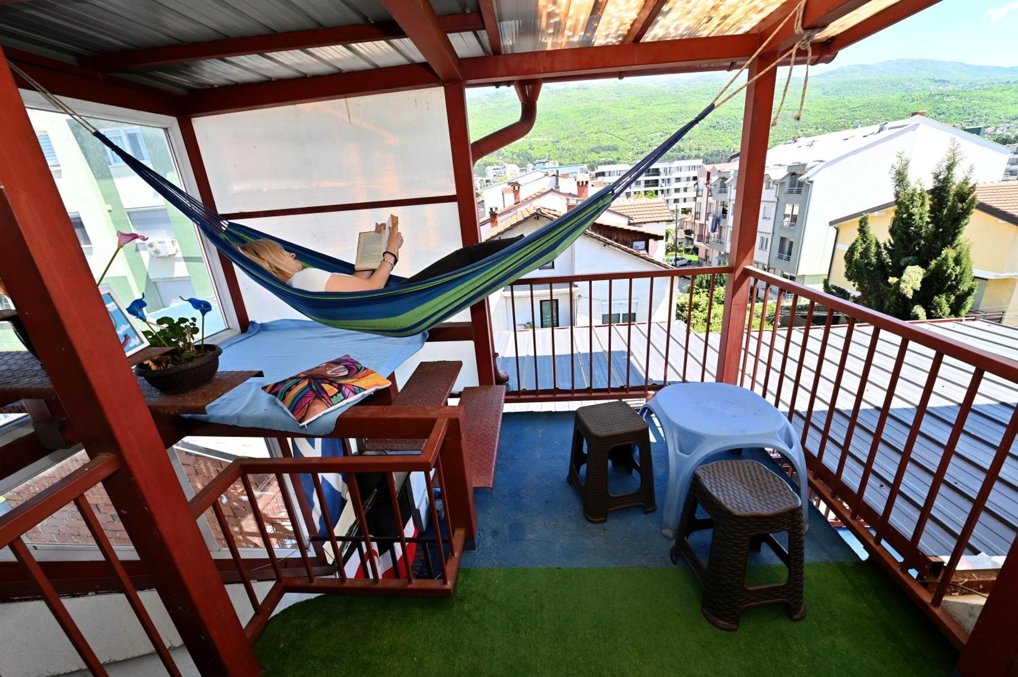 Blue Lake Hostel โอครีด ภายนอก รูปภาพ